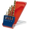 kwb 427040 HSS Metal Twist Drill Bit set 6-piece titanium nitride-coated