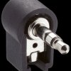 10458 Jack plug, 3.5 mm, stereo, angled