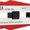 Precision wire stripper for PVC wires, PTFE wires, AWG 30, cable Ø 0.25 mm, L 97 mm, 24 g, T3756 25