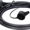 kabel ładujący efuturo prosty, wtyczka typ 2 do typu 1, 1 faza, do 7,4 kW, 32 A, 230 V, tryb 3, 3 metry