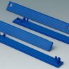 Cover strip, straight, PC, (W) 120 mm, blue, C2203127