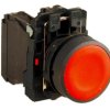 Wyłącznik Pulpitowy Przycisk Pojedynczy Czerwony IP54 1NO+1NC VCX