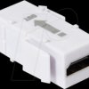 NK0014R Keystone HDMI F/F, repeater, white
