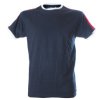 T-shirt, Granatowy, Bawełna 100%, L, Krótki