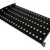 Półka Stała 19 1U Głęb. 280Mm, Czarna, 2 Punkty Mocowania Sa-P-19-1U-280-2-C-02