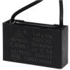 Kondensator rozruchowy do silnika 1uF 450VAC, przewody 20cm, 36x11x22mm