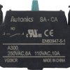 TRU COMPONENTS SA-CA Element stykowy 1 NO 110 V, 250 V 1 szt.