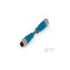 TE Connectivity T4162123005-005 Cable RPC-M12 Male Female Shielded PUR 5.0m