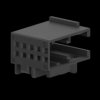 Enclosure cover, 10 positions, for Micro Quadlok series, 1-2177198-1