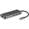Stacja dokująca, magistrala: USB-C, 4096 x 2160, USB: 2, typ: USB C, standard: USB 3.0