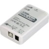 Network isolator, compliant with EN 60601-1, UL, white, USB-A socket to USB-B socket, straight, 2724