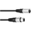Omnitronic 30220761 XLR Cable black durable 3 m high-quality audio connector