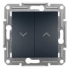ASFORA Wyłącznik żaluzjowy antracyt EPH1300571 SCHNEIDER ELECTRIC