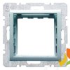 BERKER Q.1/Q.3/Q.7 Zestaw adaptacyjny do modułów systo 45x45mm aluminium aksamit lakierowany 14406084 HAGER