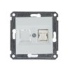 Lumina Gniazdo komputerowe pojedyncze RJ45 Cat.5e UTP białe WL2110