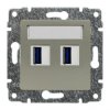 VENA Ładowarka 2xUSB 3.0 5V 2A satyna 515057