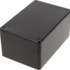 ABS enclosure, (L x W x H) 120 x 80 x 59 mm, black (RAL 9005), IP54, 1591TBK