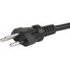 Power cord, Switzerland, plug type J, straight on C13 socket, straight, H05VV-F3G1.0 mm², black, 4 m, 6051.2185