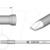 C245061 C245 soldering tip, chisel-shaped, C245061/3.0 x 1.0 mm, straigh