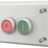 Surface mount housing, 2 pushbutton green/red, 2 Form B (N/C) + 2 Form A (N/O), groping, 216529