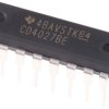 Układ przerzutnika CD4027BE, 16-Pin, PDIP, Texas Instruments