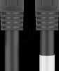 66721 Patch cable Cat. 8.1 S/FTP, 1m, black