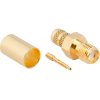 SMA jack 50 Ω, RG-8X, LMR-240, Belden 9258, solder connection, straight, 132240RP