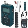 Tester kabli sieciowych RJ45 + BNC PREMIUM + 8szt. terminatorów z pomiarem PoE i długości przewodu FORSCHER FS8109-8T
