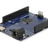 Moduł; UNO R4 Minima; Renesas RA4M1 ARM Cortex M4; CAN; I2S; SPI; SWD; UART; 6÷16V; 14; 256 KB; 8KB; USB C