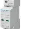 Ochronnik przepięciowy 1-fazowy, 25kA, montaż Szyna DIN, -40 → +80 °C., Siemens 5SD