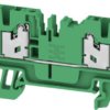Through terminal block, snap-in, 2.5 mm², 24 A, 8 kV, green, 3109340000