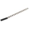 Sealey AK1214 Socket Retaining Rail with 14 Clips 1/2"sq Drive