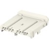Socket housing, 8 pole, straight, 1 row, natural, 1903991-4