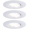 Paulmann 99927.0 Calla LED Recessed Light Set 18W IP65 Matt White