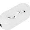 Gniazdo przedłużacza 230V podwójne GN260 2GN