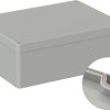 ABS enclosure, (L x W x H) 200 x 150 x 75 mm, light gray (RAL 7035), IP66, 5U320300