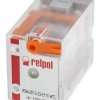 Przekaźnik mocy 110V ac 3PDT Relpol 1.6W, Wciskane 3450Ω Wciskane
