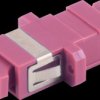 BS07-60053 FO coupler, SC / SC, simplex, violet