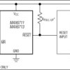 4-Pin SC70 Microprocessor Reset Circuits with Manual Reset Input