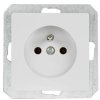 Premium Gniazdo wtyczkowe pojedyncze 2P+Z biały model GPt-16 Pr moduł BI