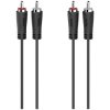 Hama 00205258 RCA Audio Cable 2x Phono 2x Phono 3 m Black