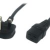 Przewód Zasilający Ac-Uk Iec C19 - Posac-C19-13/Uk18 Czarny 1,8M