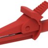 Zacisk krokodylowy Electro PJP 5002/LM-IEC-CD1-R 5002/LM-IEC-CD1-R Maksymalny zakres zacisku: 9 mm Długość: 51 mm czerwo