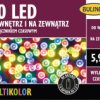 Bulinex 60Led Multikolor 5 9M Na Baterie +Wył.Czasowy