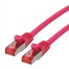 Roline S/Ftp Patchcord Cat.6 Component Level, Lsoh, Różowy, 0.5 M