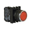 Przycisk sterowniczy kryty, stabilny, 1NC, czerwony T0-B200FK