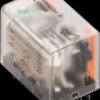 1133960000 Power relay, 230 V AC, 10 A, 4 changeover contacts