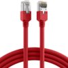 Patch cable, RJ45 plug, straight to RJ45 plug, straight, Cat 5e, S/UTP, PVC, 0.5 m, red, K8703.0,5