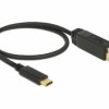 Delock USB-C Kabel Złącze męskie USB-C®, Złącze męskie USB-B 0.50 m czarny 83674