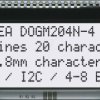 EA DOGM204N-A LCD text module, 59 x 21.3 mm, white